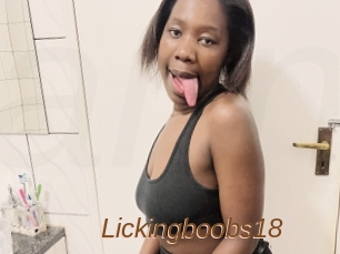 Lickingboobs18