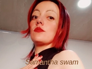 Samantha_swam